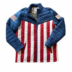 🇺🇸 Grunt Style “The 1776” Patriotic American Flag Puffer Jacket - 2XL